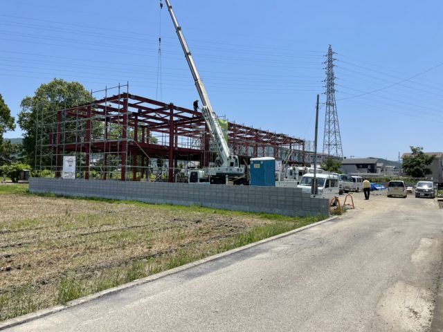 国府町新築アパート　上棟式